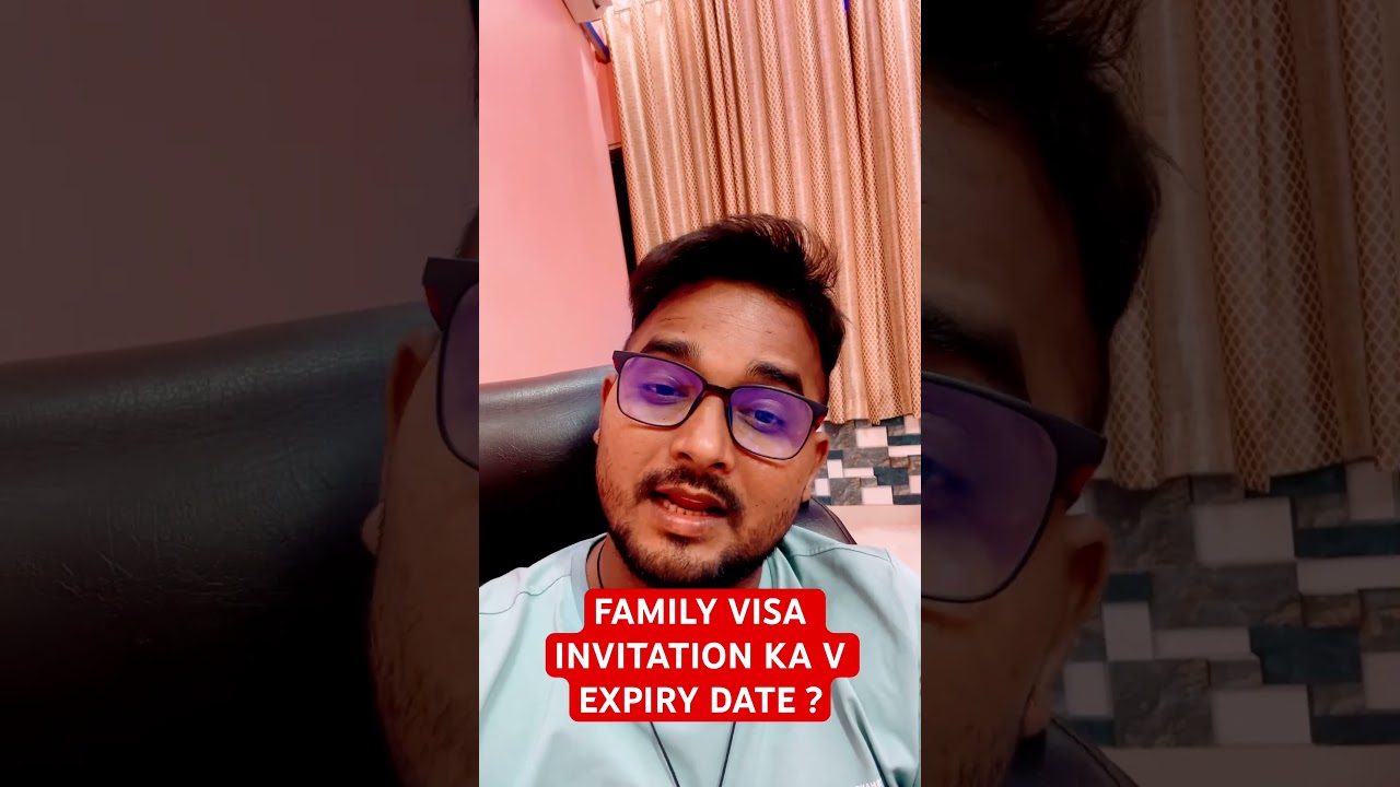 Family Visit Visa Saudi Arabia Invitation Expiry Date #familyvisitvisa #shanewaransari