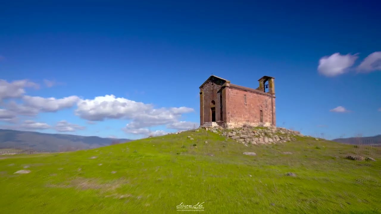 Chiesa di San Saturnino (Bultei - Sassari) aerial drone