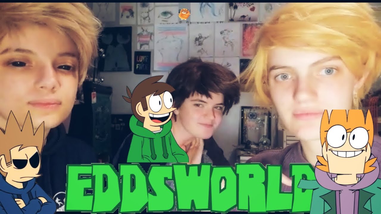 Behind the scenes of our live (Eddsworld cosplay)