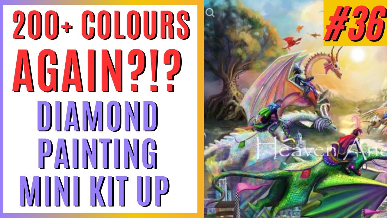 Diamond Painting Mini Kitting up of 200+ colours!