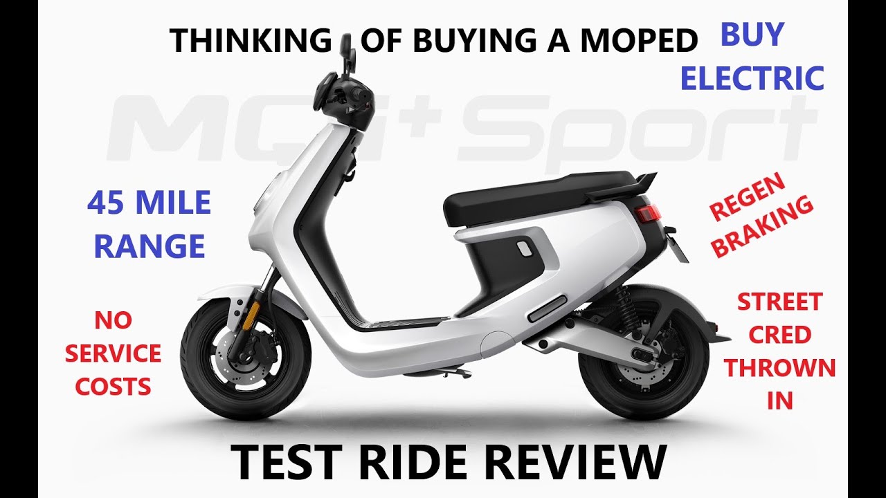 NIU M+ SPORT TEST RIDE REVIEW STREET CRED