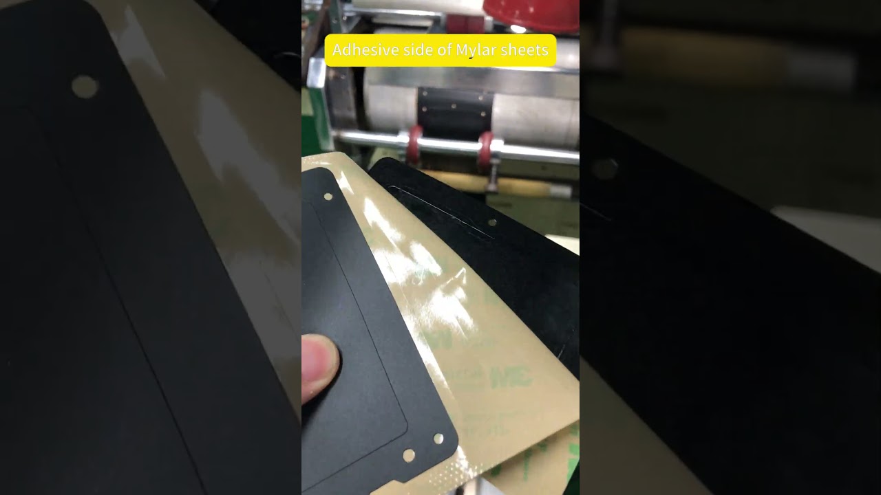 Chassis insulation, Mylar sheet die-cutting custom production #adhesivefilm #filmsheets #mylar