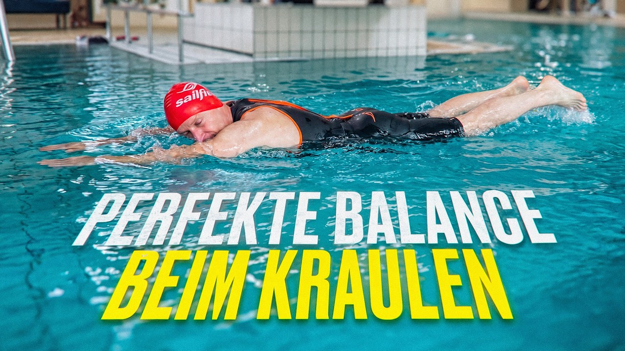 Kraul schneller schwimmen durch perfekte Balance