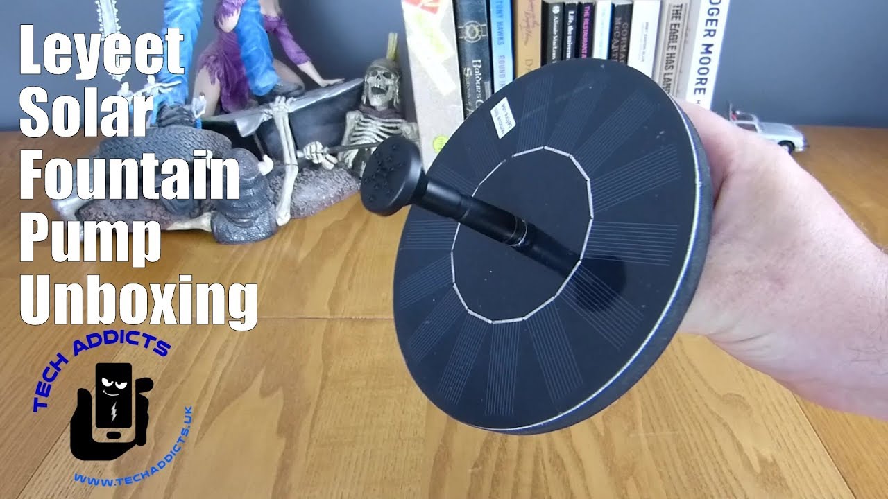 Leyeet Solar Fountain Pump Unboxing