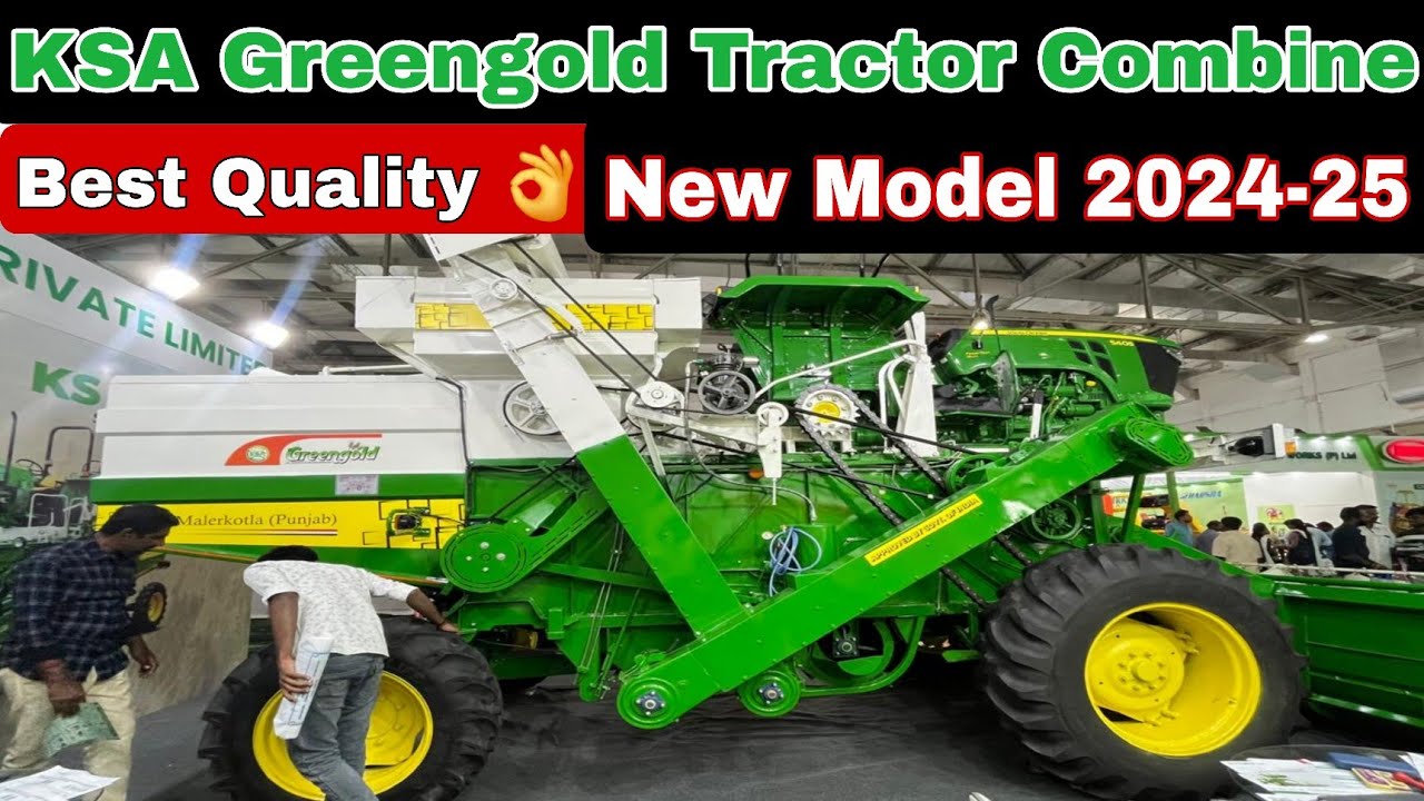 KSA Green Gold Combine Harvester || Tractor Combine || Tractor Mounted Harvester || KSA Group