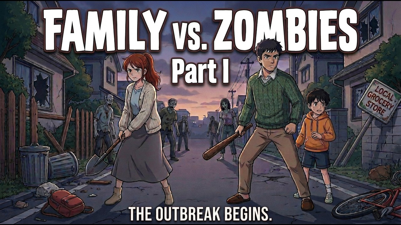 Family vs Zombies — Episode 1 | The Outbreak Begins. Zombie attack