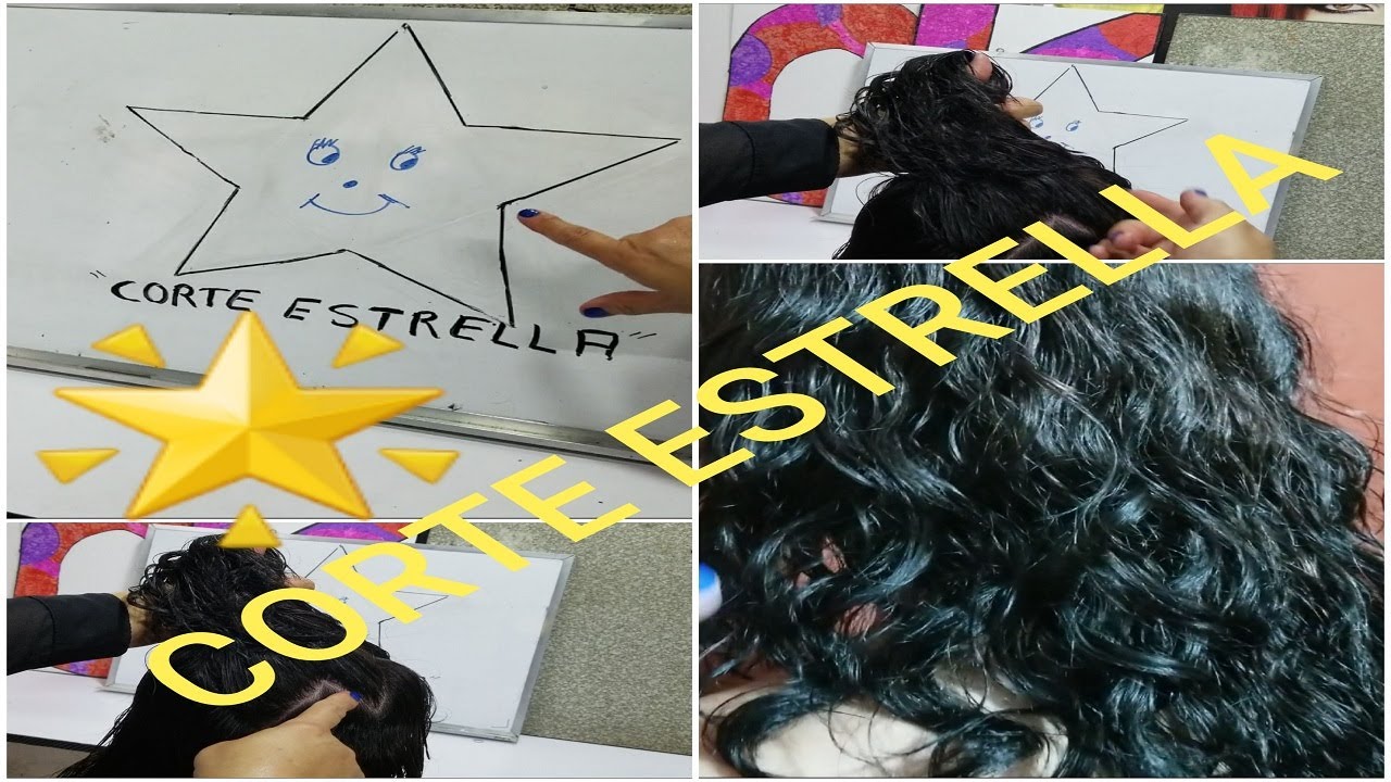 Corte de cabello estrella / capas estilo estrellas /clase 103 / teacher belleza