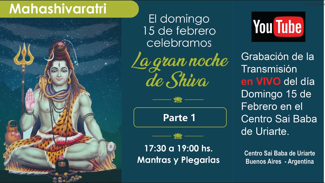 MahaShivaratri - Parte 1 - Mantras y Cantos Védicos