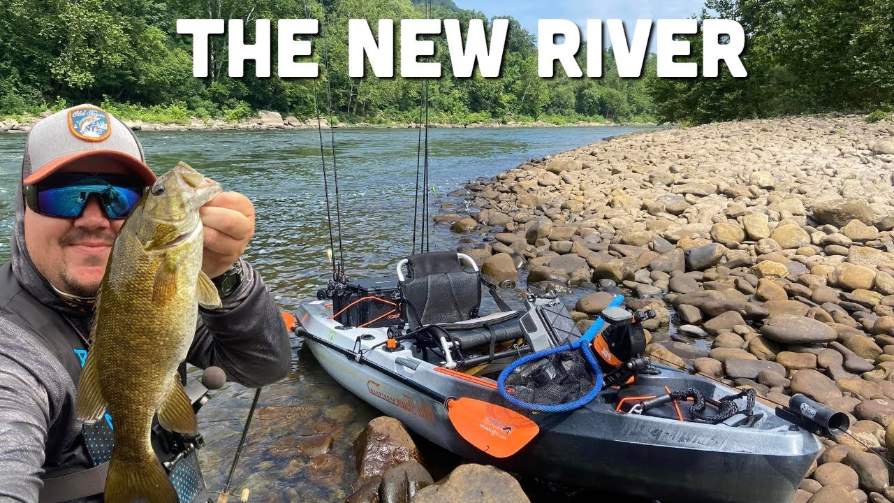 Fishing an ANCIENT River for Smallmouth Bass (Hobie BOS)