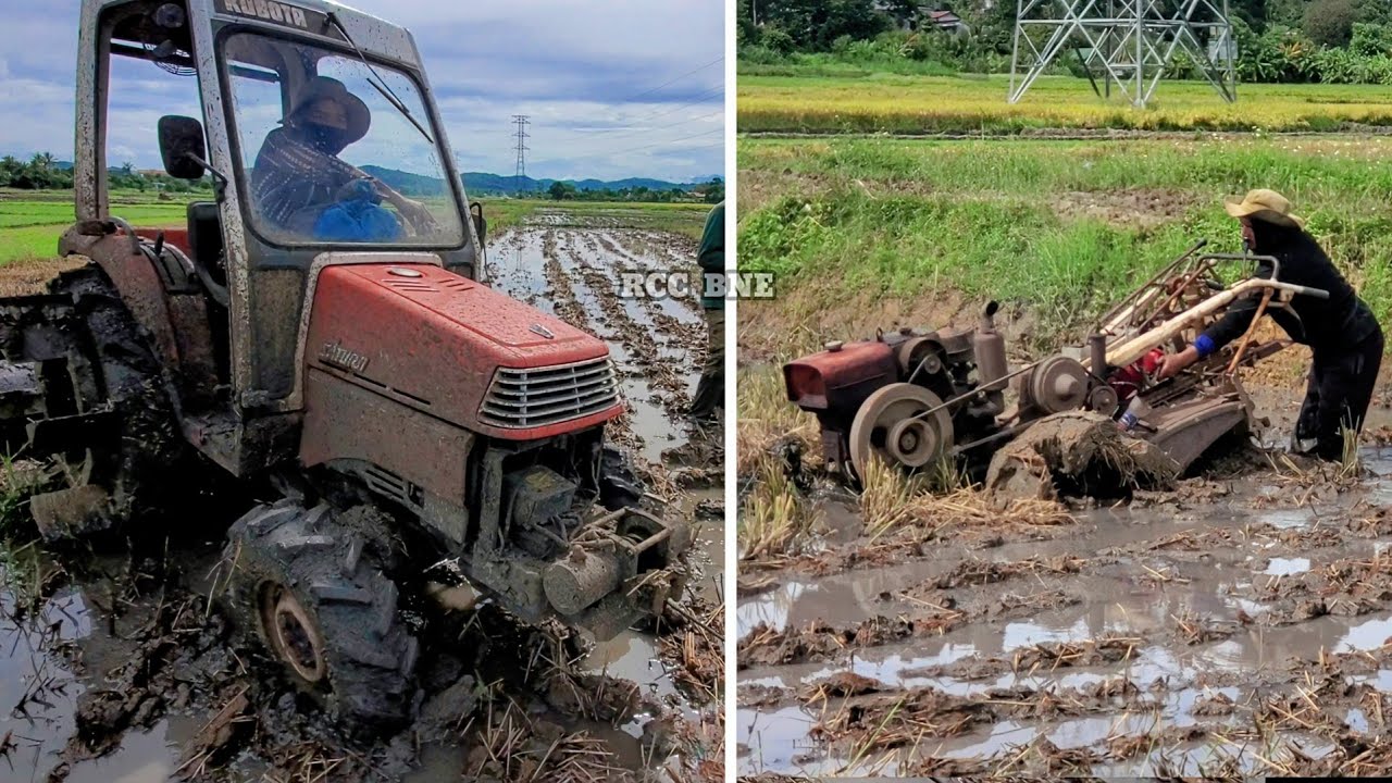 🚜👨‍🌾🌾 rescue farmer's car stuck in muddy field