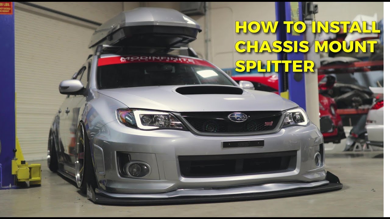 How To Install Chassis Mount Splitter | Subaru WRX STi 08-14 | Battle Aero