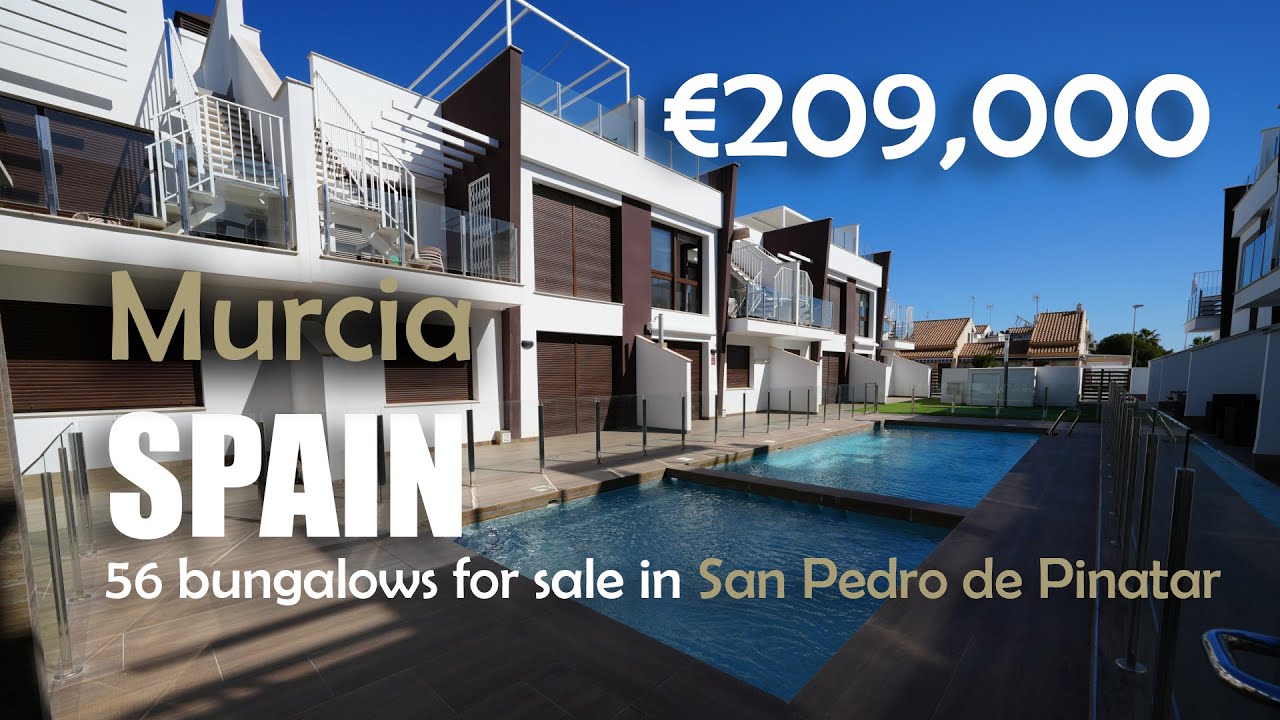 Newly built bungalows for sale in San Pedro de Pinatar, Murcia, Spain | Properties in Spain for sale