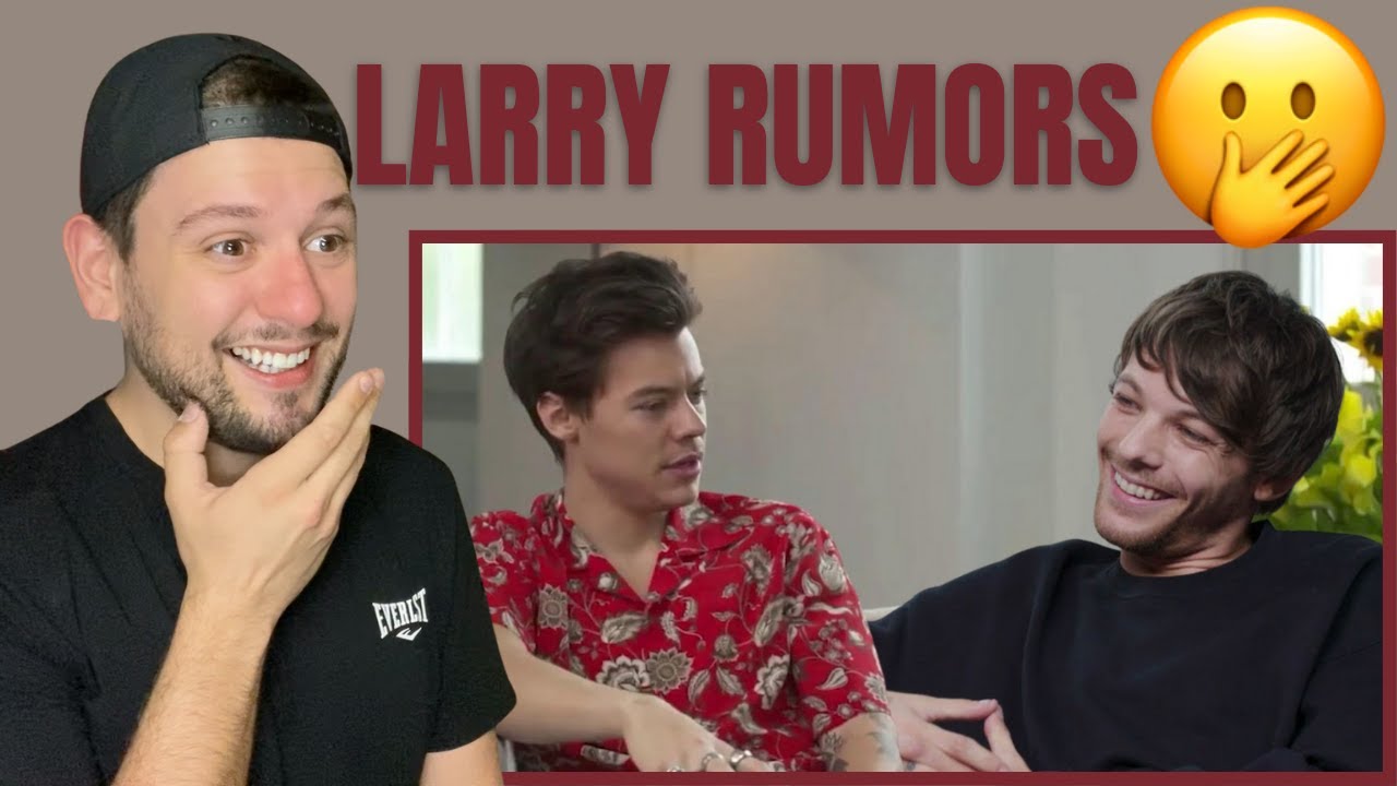 Larry denying gay rumors by creating more gay rumors | Reaction (GAY MAN REACTS)