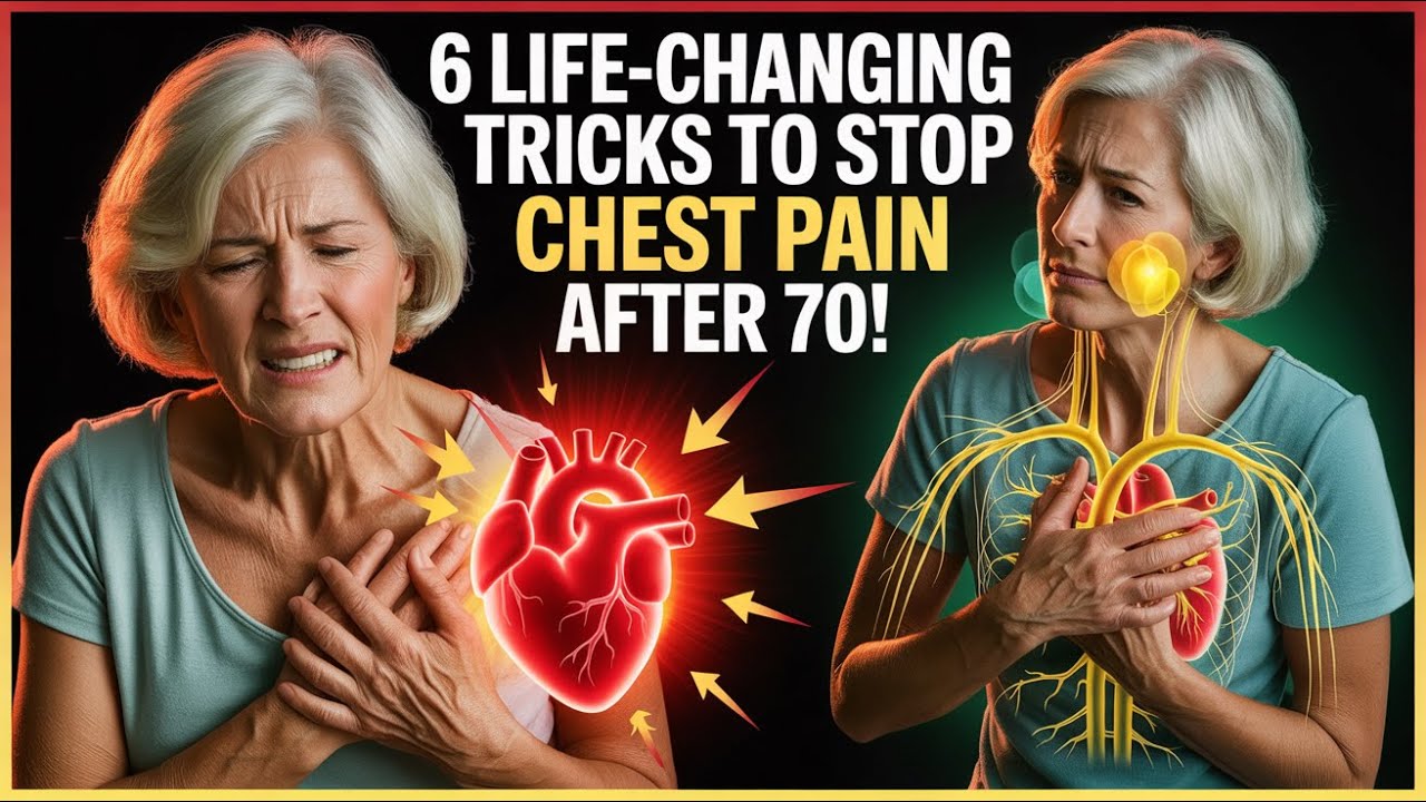 OVER 70? UNVEIL 6 AMAZING TRICKS to FIGHT CHEST PAIN — #1 can TRANSFORM YOUR LIFE FOREVER!