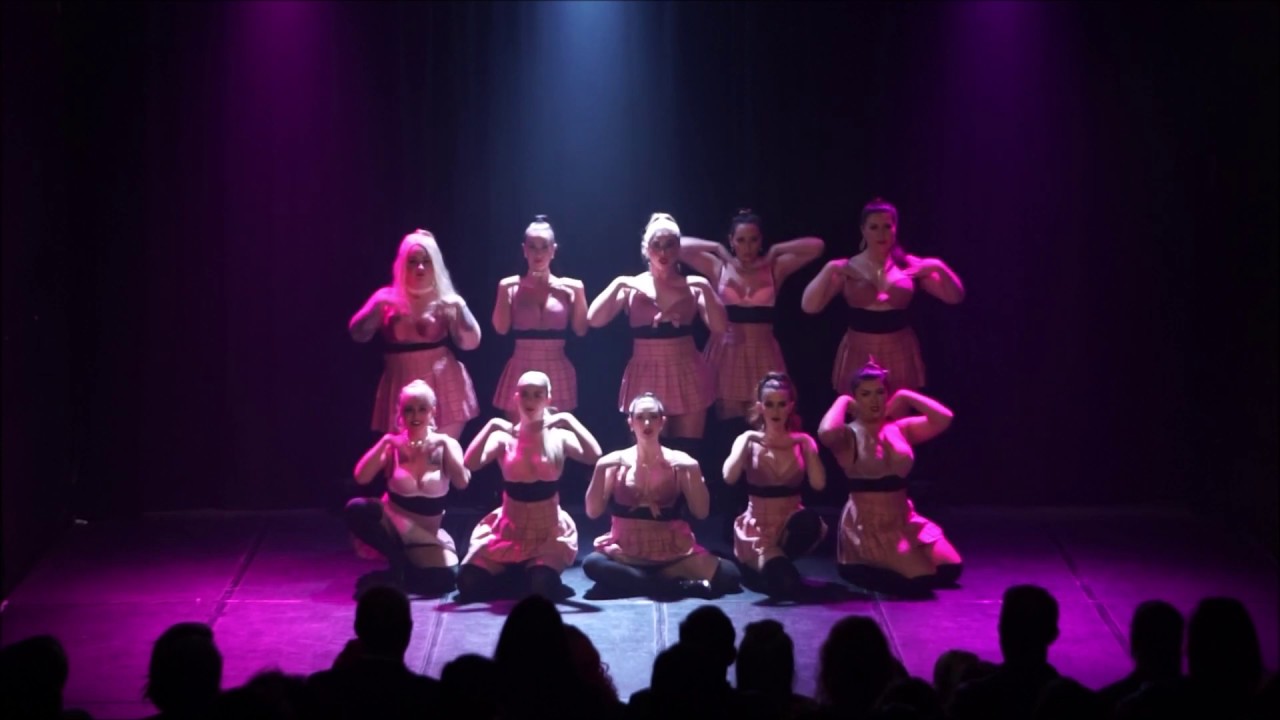 Video Vixens students perform 7 Rings - The Bombshell Burlesque Academy