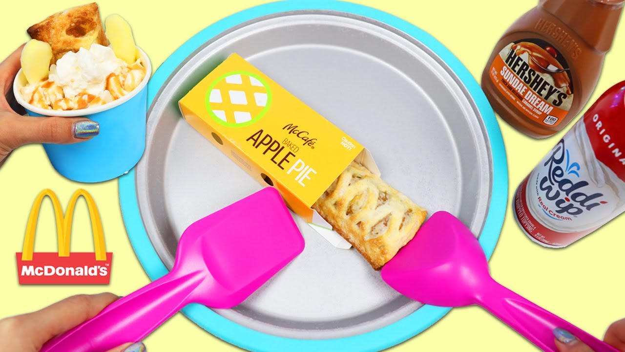 Sweet Spot Ice Cream Maker with McDonalds Apple Pie!