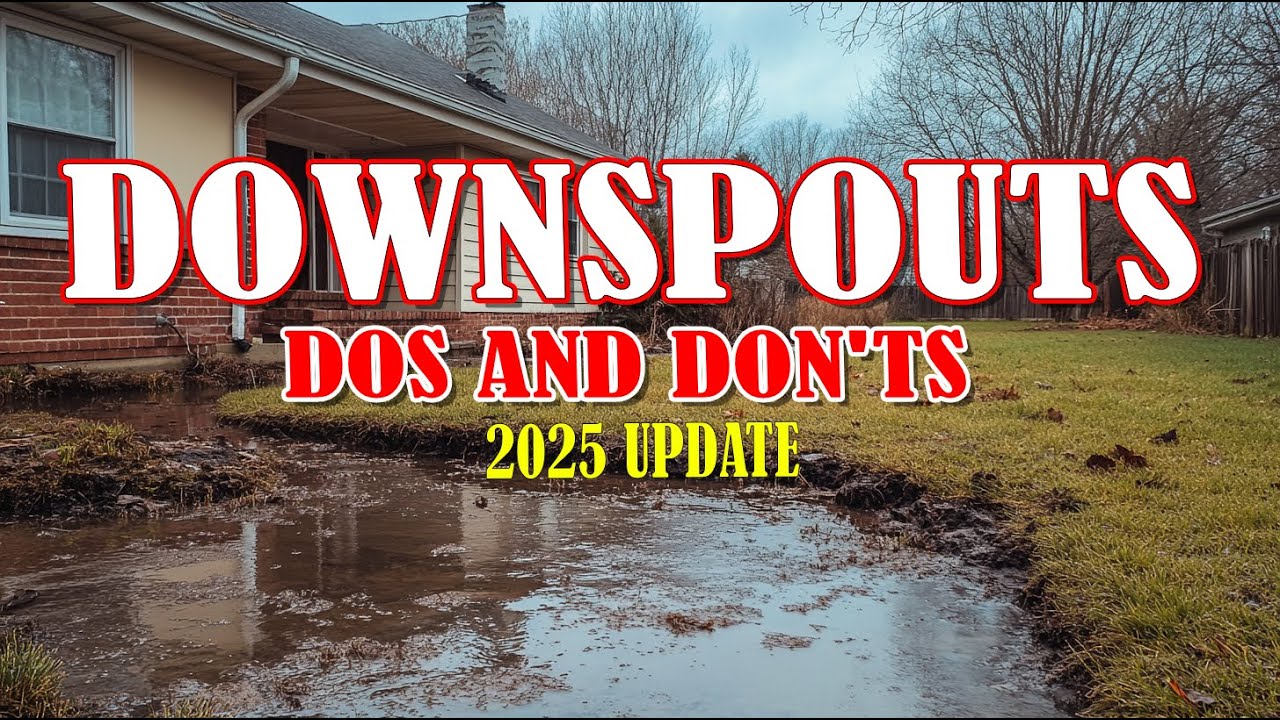 Downspout Dos and Don'ts 2025