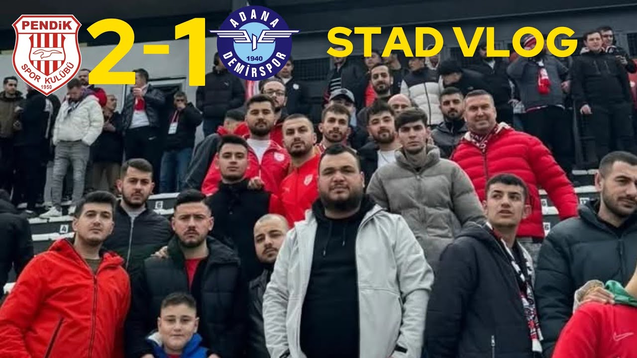 PENDİKSPOR 2-1 ADANA DEMİRSPOR / 04.02.2024 / TRİBÜN HİKAYESİ / MAÇ VLOG #pendikspor #adanademirspor