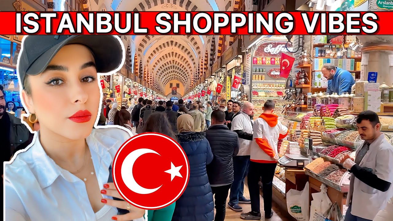 Turkiye🇹🇷Istanbul Shopping Vibes,Sirkeci,Eminonu Bazaar,Egyptian Bazaar,Fake Market Tour |4K