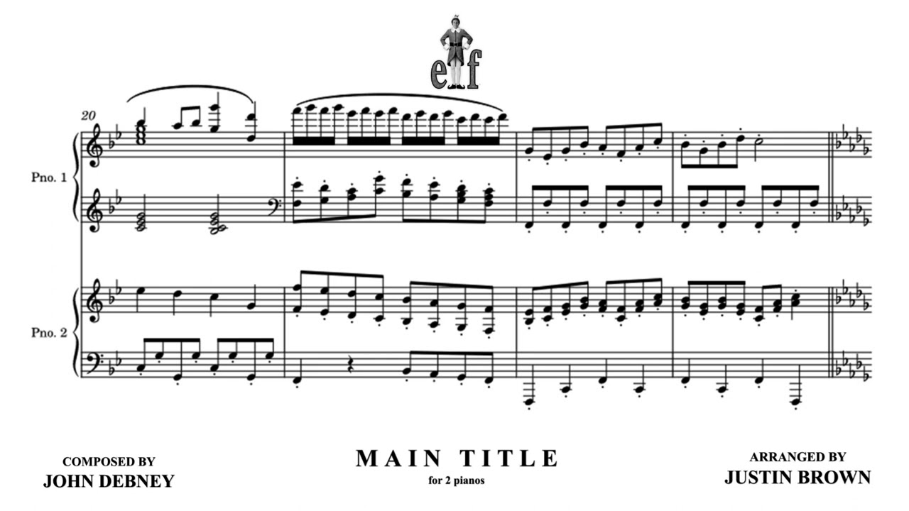 Elf Main Title | From the Original Motion Picture Score (for 2 pianos)