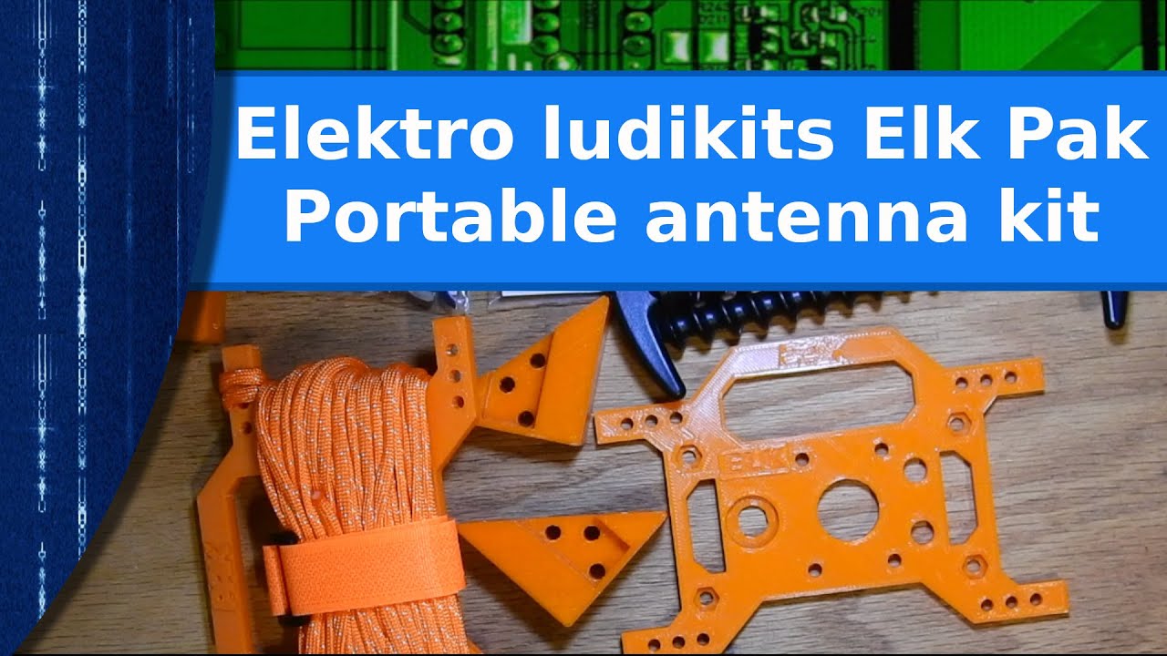 Ham Radio - The Elektro Ludikits Elk Pak portable antenna hardware kit.