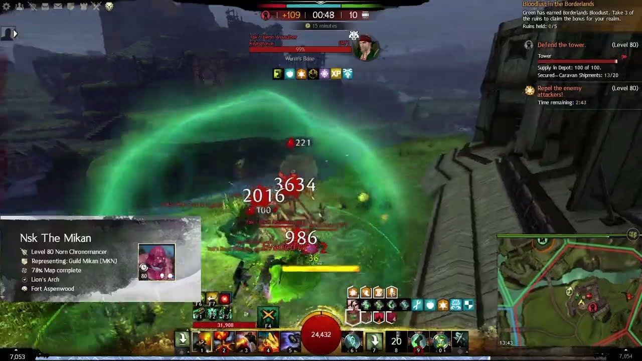 Guild Wars 2 WvW - 20220418 (Eng) Power Mech Condi Mechanist (V2) Smallscale Roaming