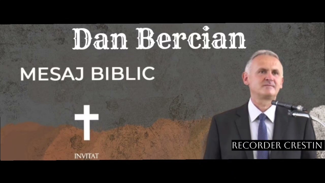 NOU❗Dan Bercian - o predica curată de la Duhul Sfânt,, predica ascultata live nu copiata 