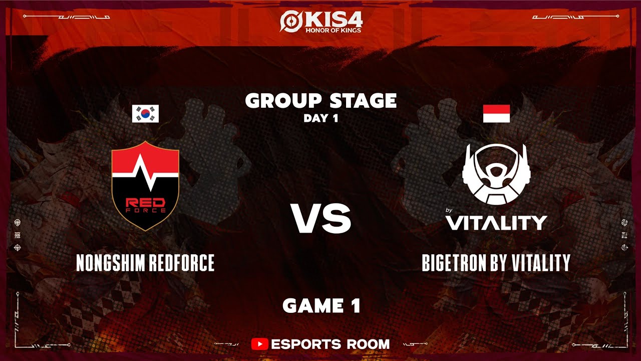 NONGSHIM REDFORCE vs BIGETRON BY VITALITY - Game 1 | HOK INVITATIONAL S4 - GROUP STAGE DAY 1