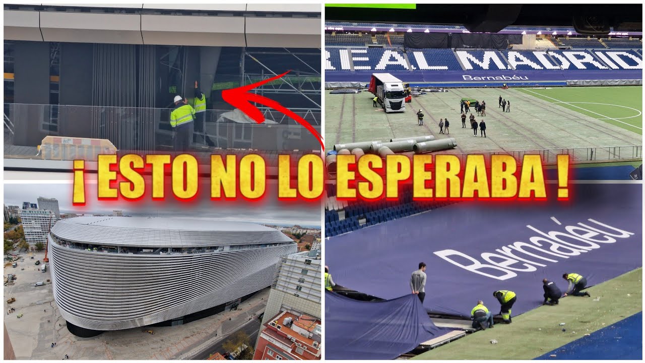 ASI SER&Aacute; el SISTEMA de INSONORIZACI&Oacute;N del ESTADIO 😱 Obras Santiago Bernab&eacute;u 🚧