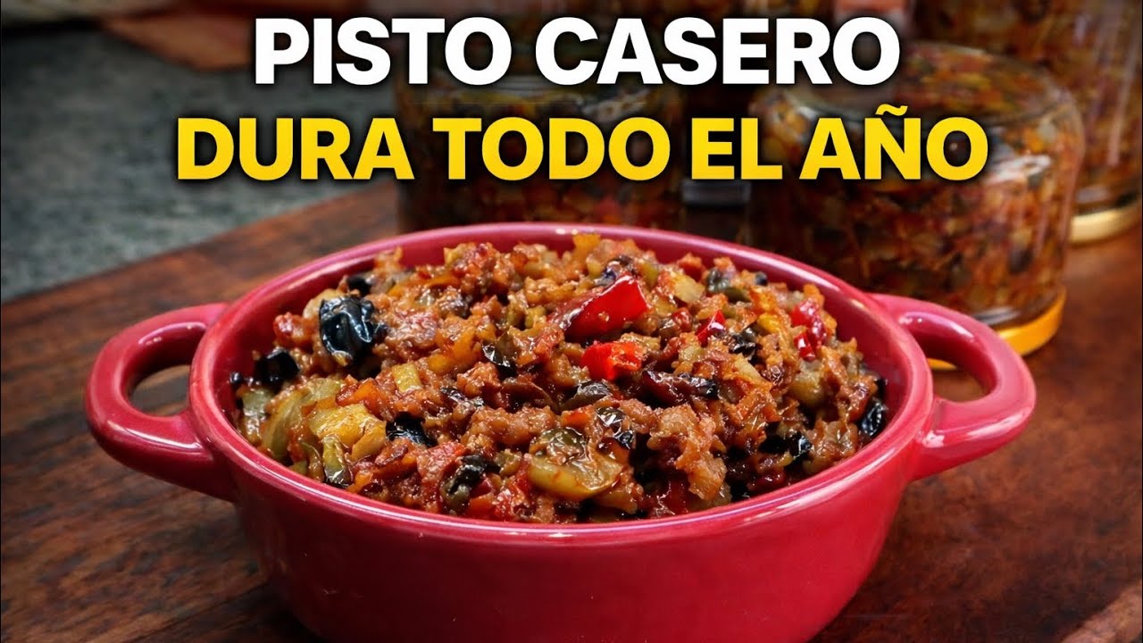 PISTO DE BERENJENAS CASERO | CÓMO HACER CONSERVA DE PISTO PASO A PASO