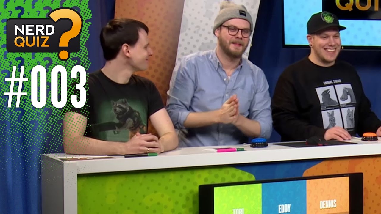 Nerd Quiz S.3 Runde 3 mit Gregor | Etienne vs Tobi Escher vs Dennis H. | 01.03.2017
