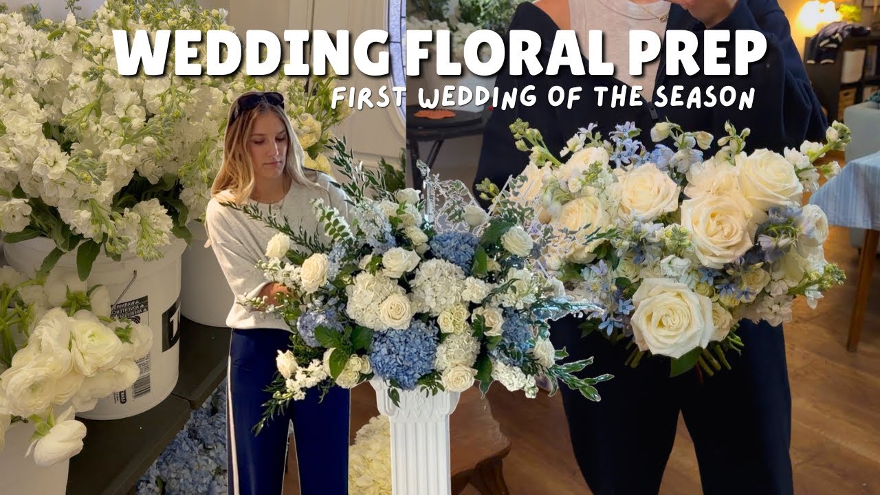MY WEEK AS A FLORIST! All things floral prep, bouquets, centerpieces, and ceremony arrangements! 