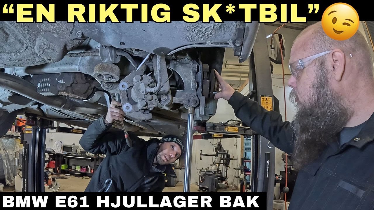 BMW E61 - Byter hjullager bak