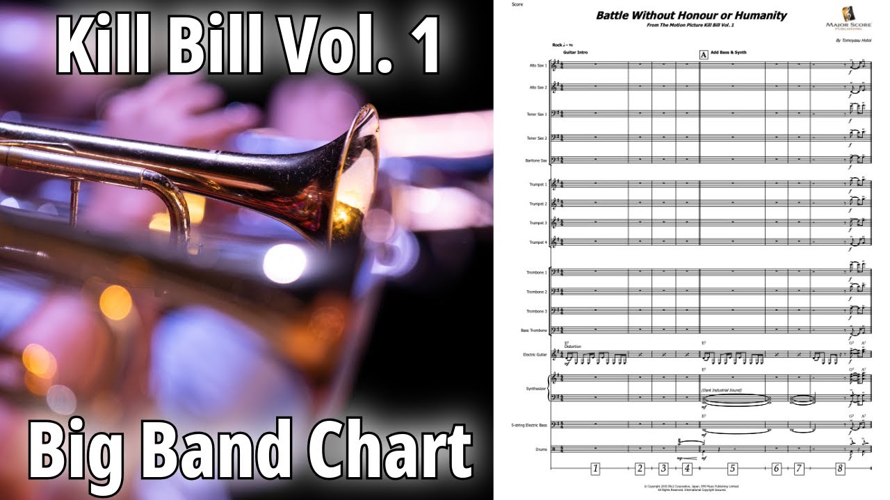 Battle Without Honor Or Humanity (Kill Bill Vol. 1) | Big Band Arrangement | Score