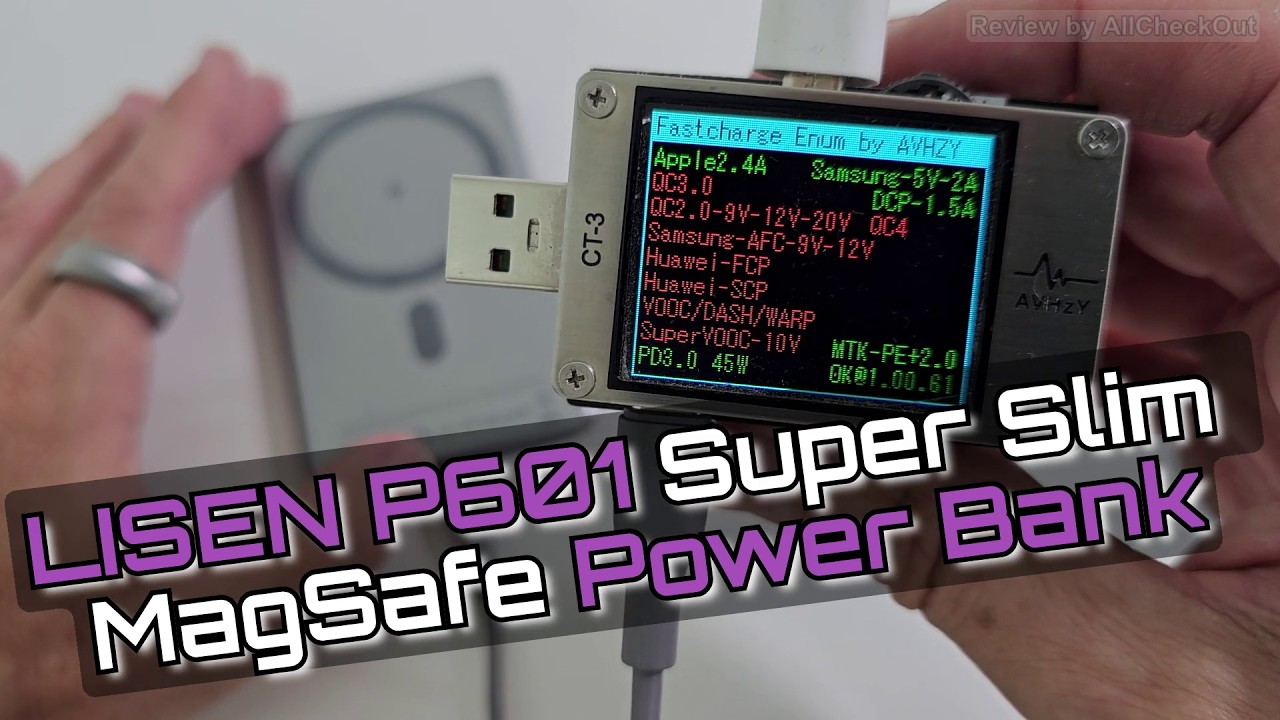 LISEN P601 Ultra Slim MagSafe Power Bank Review — 5000mAh in Just 0.3 Inch