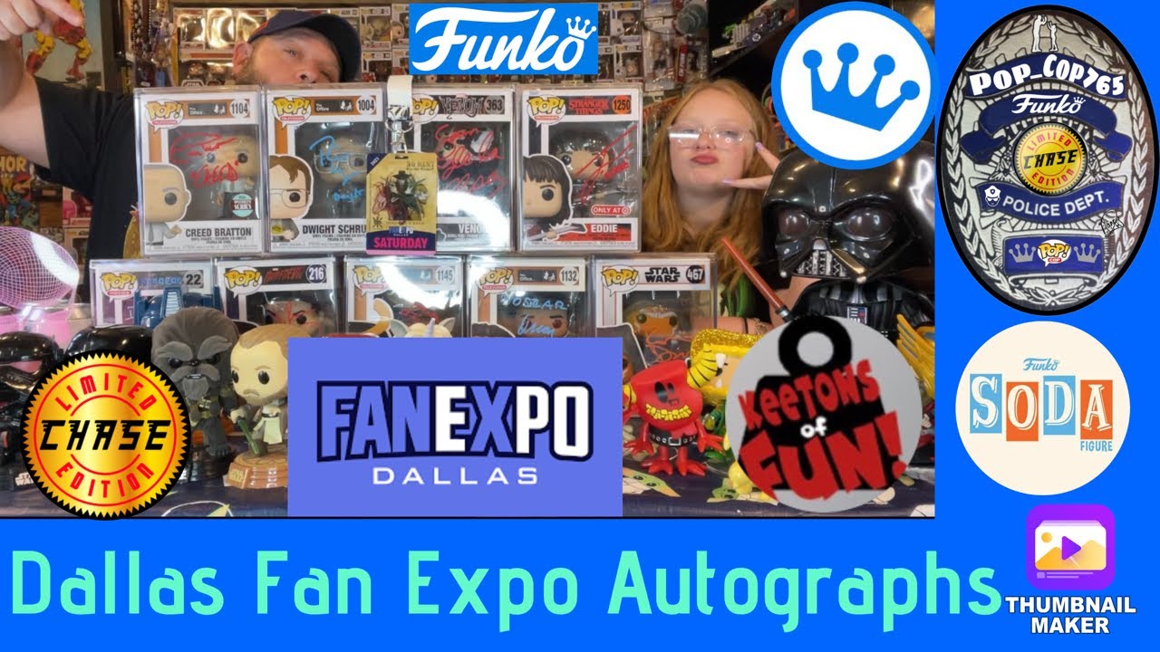 Dallas Fan Expo Autographs & Grumpy Bear Sodas