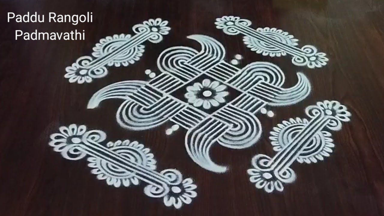 Dhanurmasam Muggulu 🌻 Traditional Padi Kolam 🌻 Simple Geethala Muggulu 🌻 Paddu Rangoli 