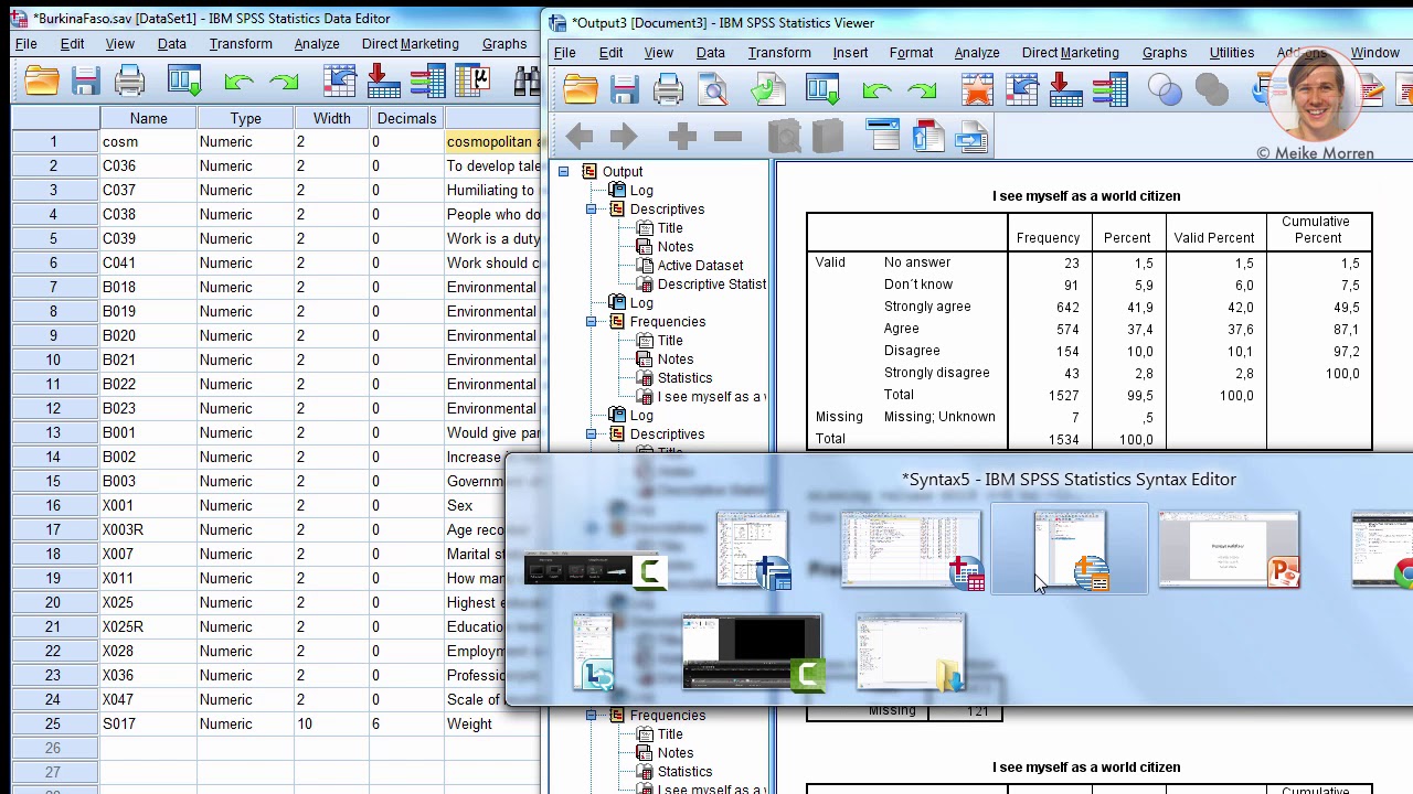 SPSS: Data preparation