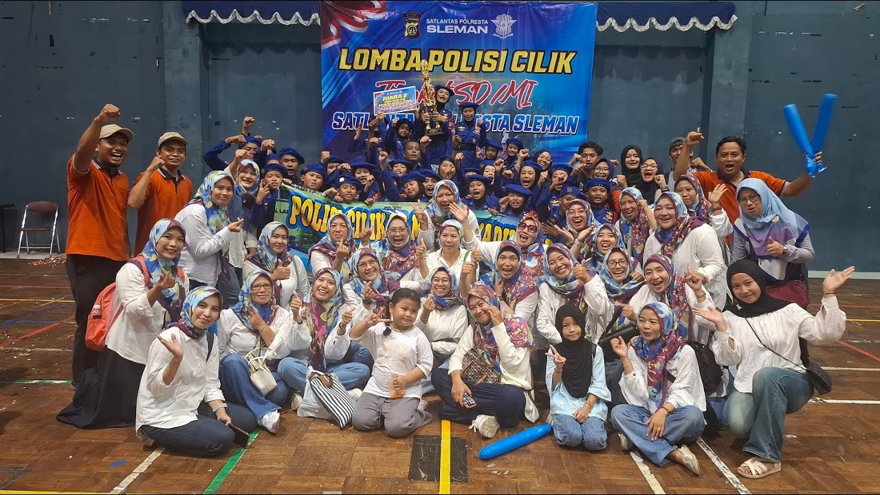 SD Muhammadiyah Pakem Juara 2 Lomba Polisi Cilik Tingkat SD/MI Satlantas Polresta Sleman Tahun 2025