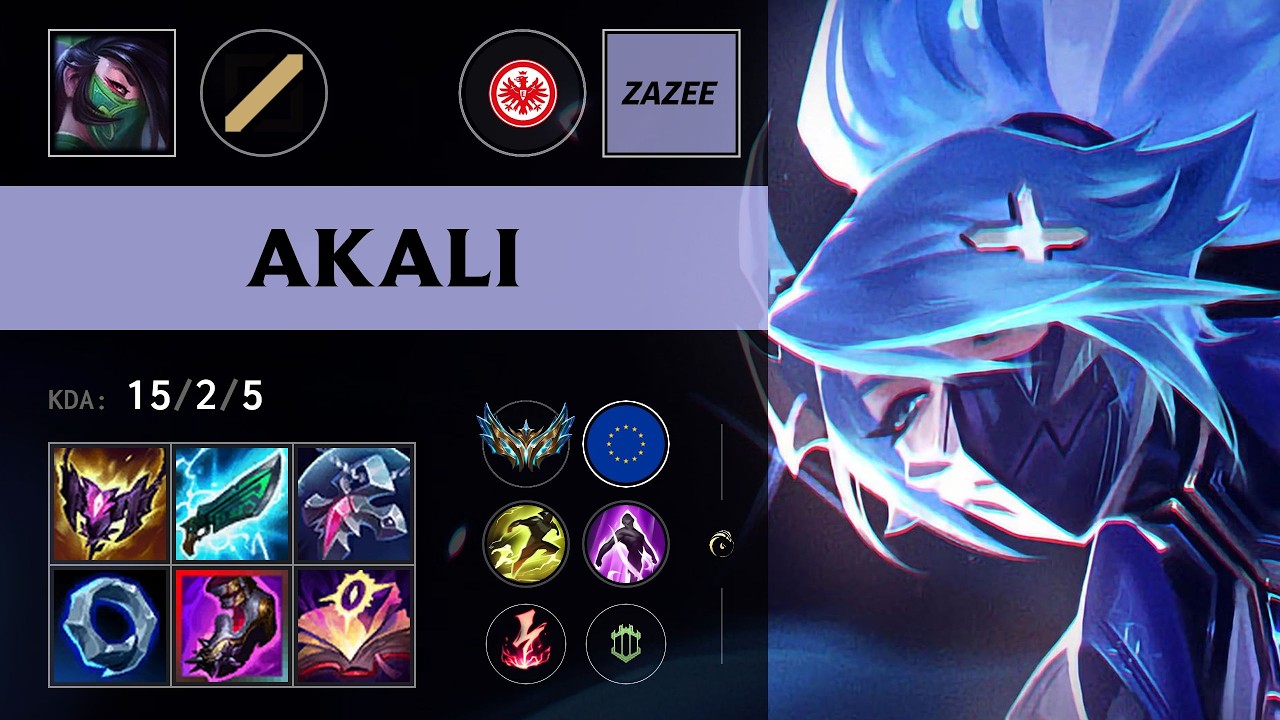 (SGE ZaZee) Akali Mid vs Sylas - EUW Challenger Patch 26.13