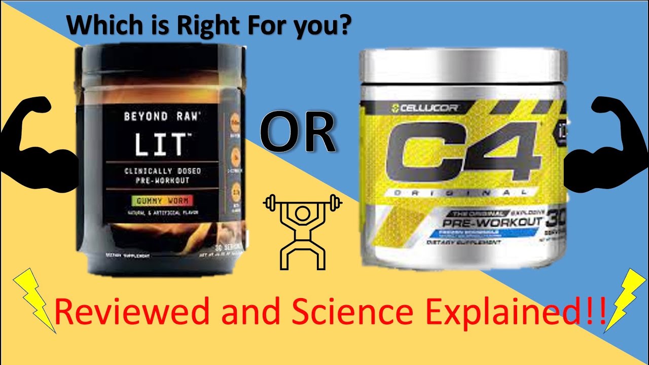 What Pre-Workout Should I Take? Superb Supplement Review - Beyond Raw LIT & C4 SPORT