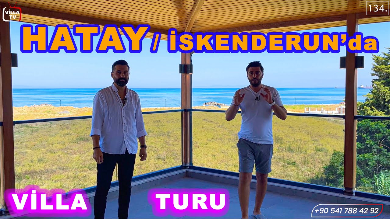 Hatay İskenderun  Deprem Bölgesinde Satılık Villa Ev Turu