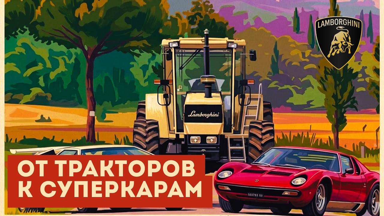 Lamborghini: 10 Моделей, Которые Изменили Мир | Countach, Aventador, 350 GT, Diablo, Miura