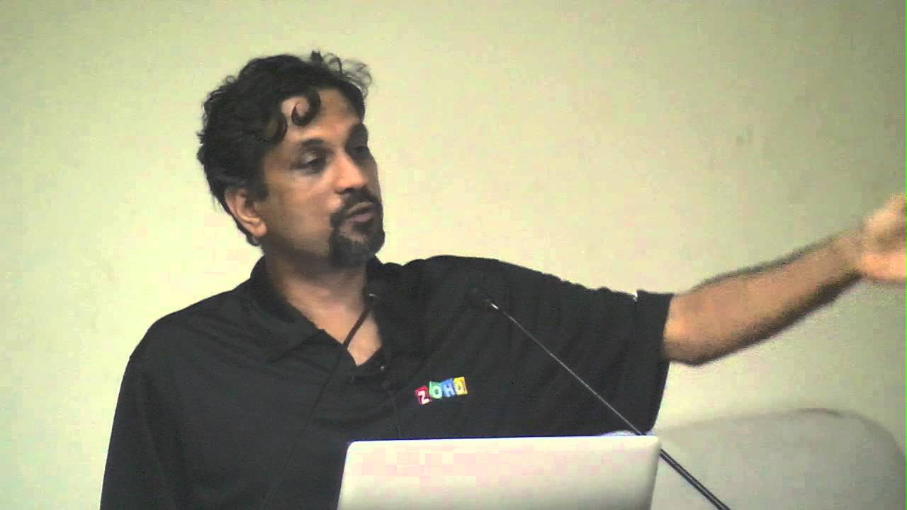 IITMadras - I & AR-Lessons from A Real-world Journey by Mr Shridhar vembu