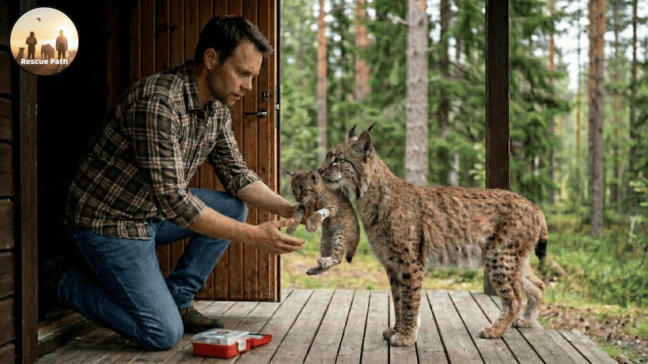 Animal Rescue: Mother Wildcat Carries Injured Kitten to Seek Help #188