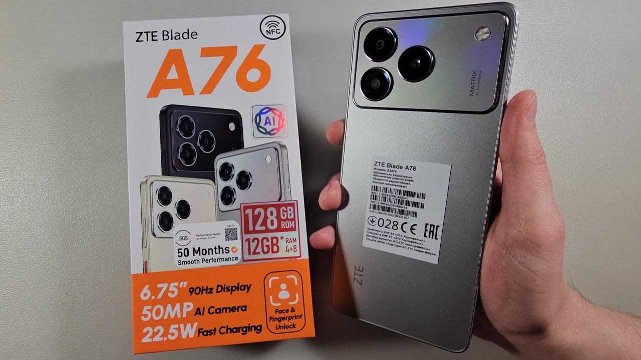 ОГЛЯД ZTE Blade A76 (УКРАЇНСЬКОЮ)