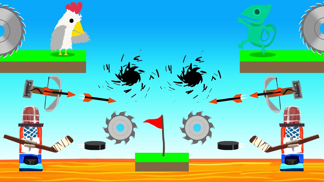 BLOCKING The Finish Line in Ultimate Chicken Horse!