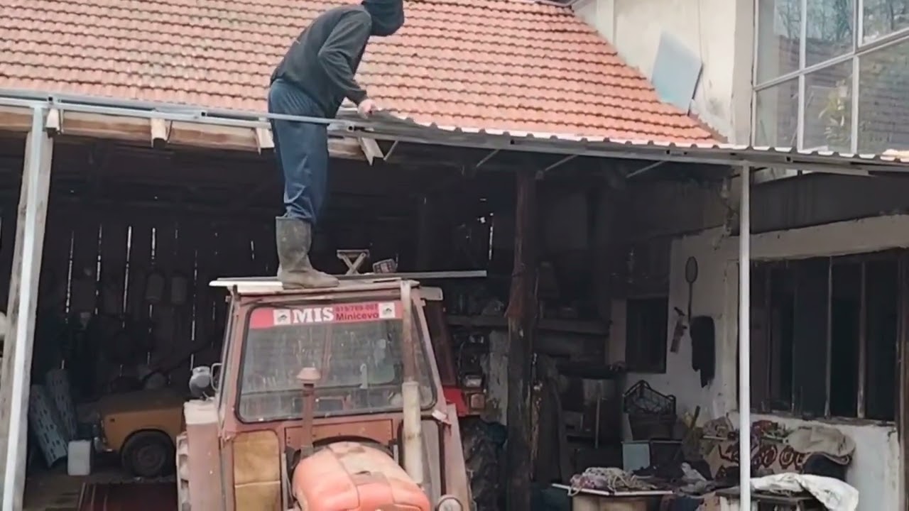 POKRIVANJE NADSTREŠNICE LIMOM