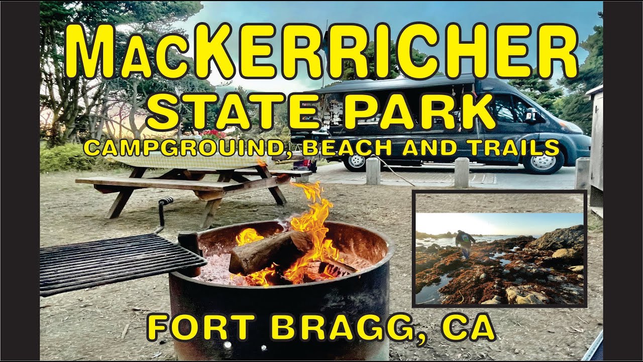 MacKerricker SP Fort Bragg, Campground, CA RV Camping Sept 2021