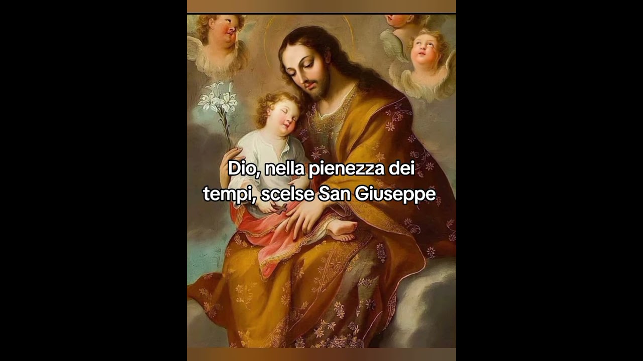 Dio, nella pienezza dei tempi, scelse San Giuseppe